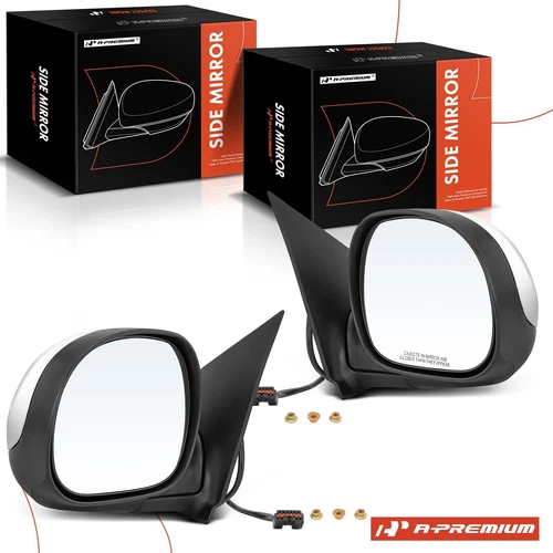 A-Premium 2x Chrome Power Mirror L & R for Ford F-150 97-03 F-250 F-150 Heritage
