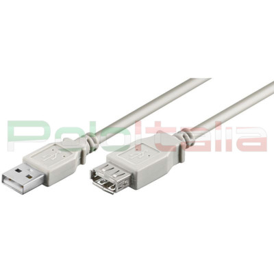 Cavo Antenna Tv maschio / femmina prolunga 10 metri bianco Linq