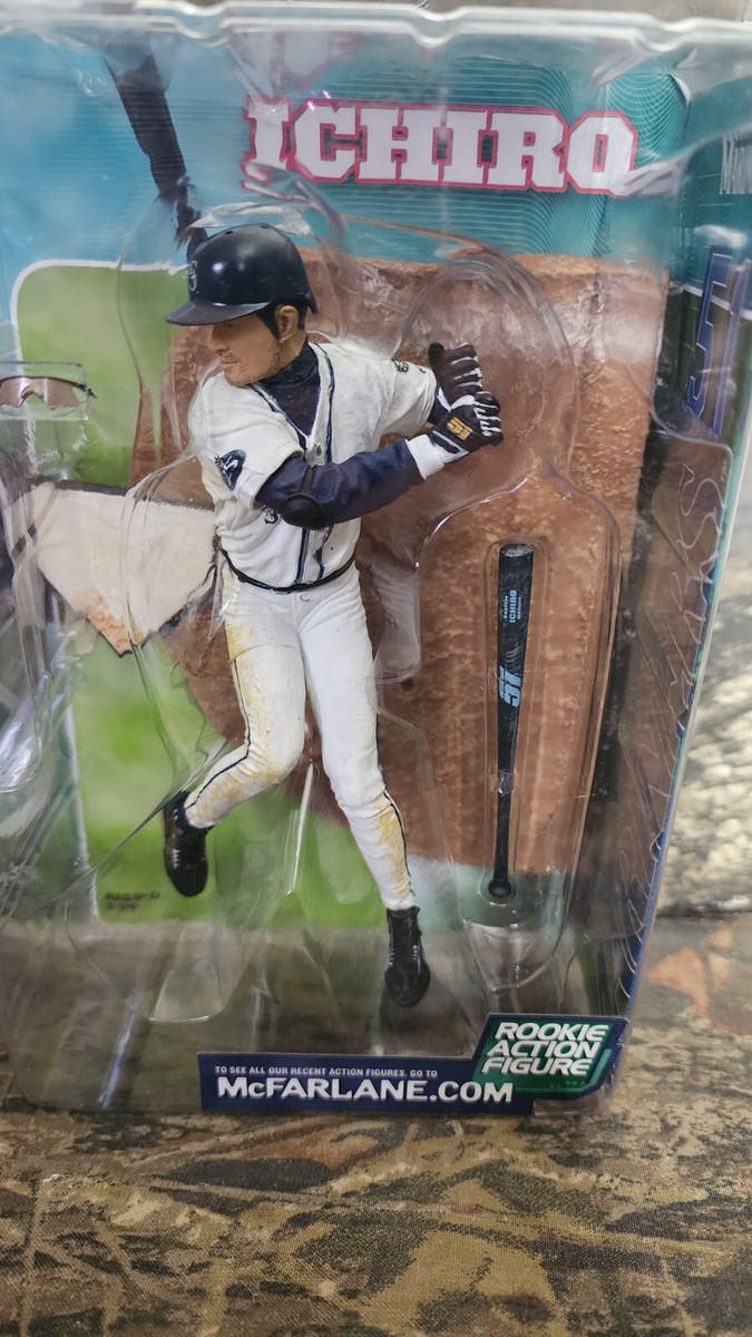 Ichiro アクションフィギュア Seattle Mariners 2002 MCFARLANE MLB SERIES 1 ICHIRO SUZUKI MARINERS #51
