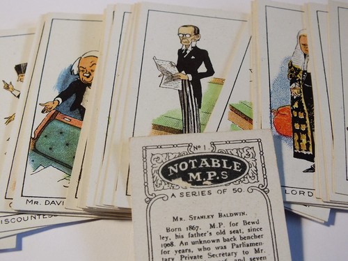 C1930s Carreras Cigarette Cards Full Set 1-50 Notable MPs - Bild 4 von 6