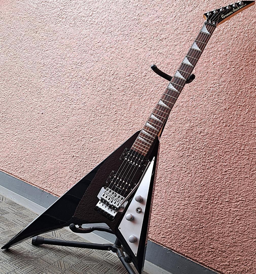 ギター Grover Jackson Black Blood R.Rhoads 1991 Grover Jackson Randy Rhoads Custom V Metallic Black w