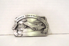 Vintage SPACE SHUTTLE COLUMBIA Belt Buckle