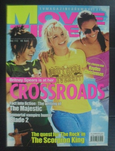 2002 Vintage Britney Spears Keanu Reeves Brad Pitt Angelina Jolie Book MEGA RARE
