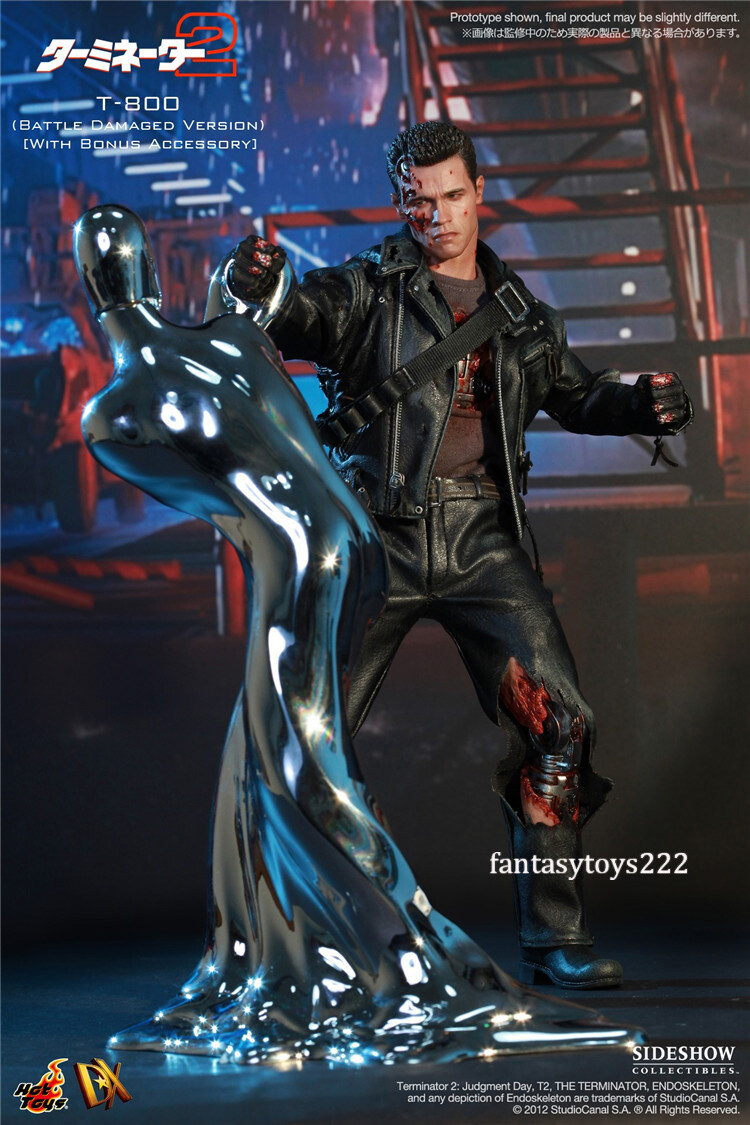 ターミネーター2 Hot Toys DX13 1/6 Terminator 2: Judgment Day T-800 Battle