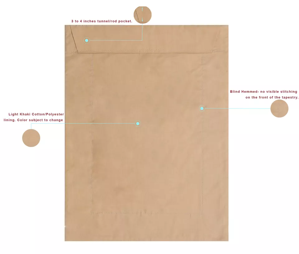 Tapiz belga flores amapola colgante de pared Foto 3 de 4