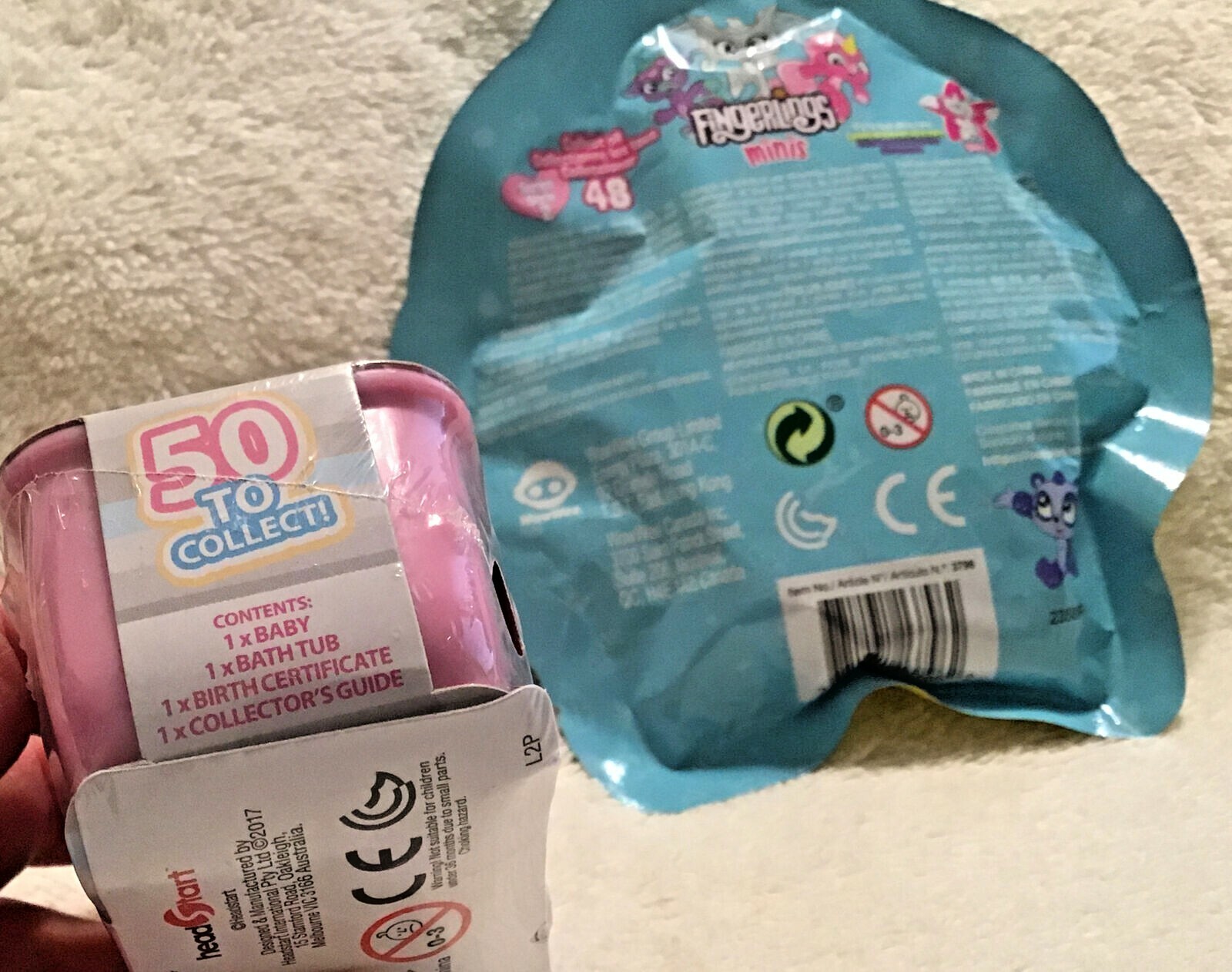 GIRLS Birthday TOY BOX 6 Gifts Fingerlings Stocking Stuffers Collectible NEW