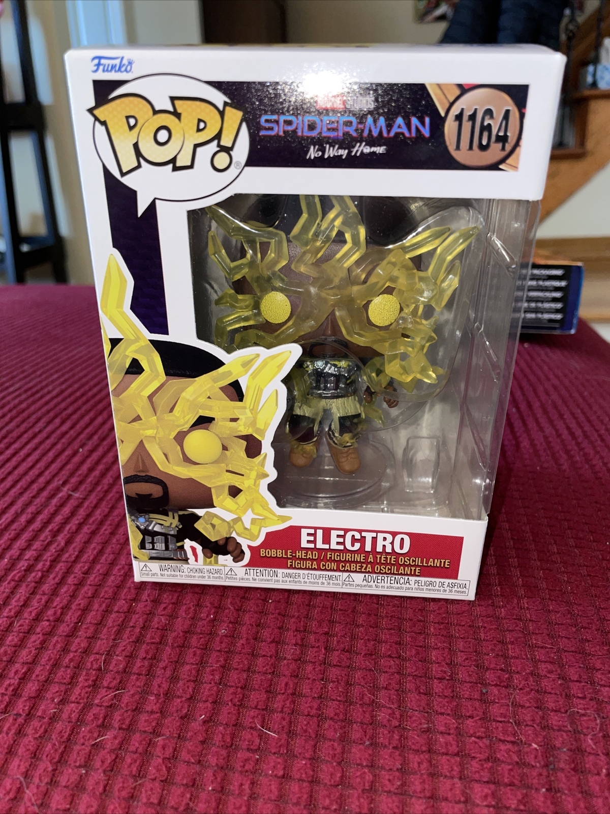 Funko Pop! 1164 Marvel Electro Spider-Man No Way Home Nuevo Como Nuevo En Mano