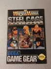 WWE Wrestle Mania Steel Cage Sega Game Gear Video Game Manual Only Vintage Retro