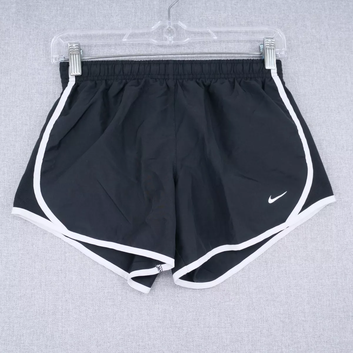 Nike black shorts with white best sale trim