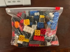LEGO Lot Square Block Lego Pieces Bulk Lego Multi Color Assorted Lot 4 Used
