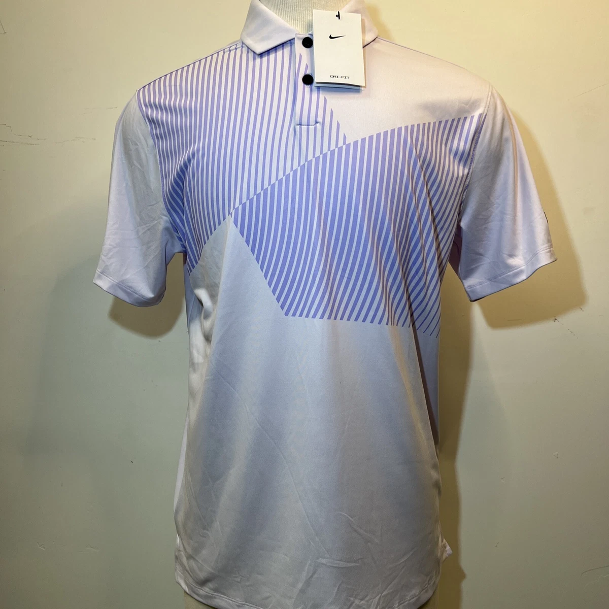 nike dri fit vapor men's printed golf polo