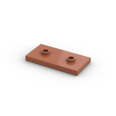 Lego 20x Fliese 2 Noppen 2x4 plate tile 2 studs 65509 dunkel dark orange