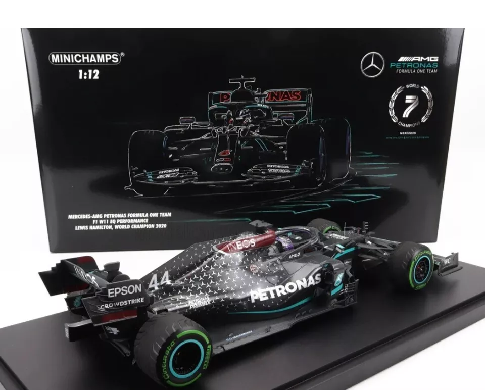 MODELLINO AUTO 1:12 MINICHAMPS F1 MERCEDES W11 LEWIS HAMILTON GP TURCHIA 2020 WC - Immagine 2 di 4