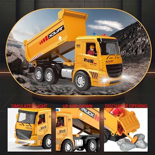Kids-Play-Construction Excavators-Dump Truck Engineering Excavator+Dump Truck - Picture 6 of 7