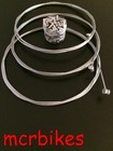 High Quality Bicycle Brake Inner Wires - Barrel or Pear Nipple + FREE End Crimp