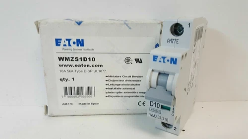 NEW OLD STOCK! EATON 10A CIRCUIT BREAKER WMZS1D10