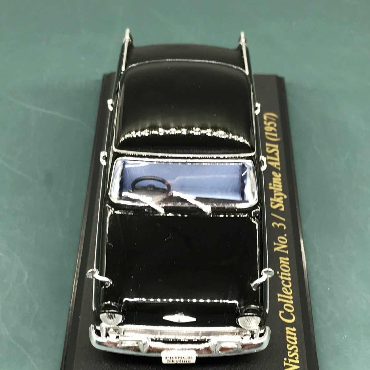 Mini Car Nissan Skyline ALSI 1957 Black 1/43 Scale Box