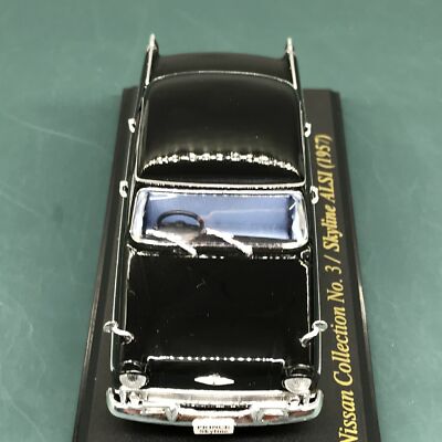 Mini Car Nissan Skyline ALSI 1957 Black 1/43 Scale Box