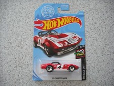 2019 HOT WHEELS DIE CAST HW RACE DAY 1969 CHEVY CORVETTE RACER CAR 173 US CARD