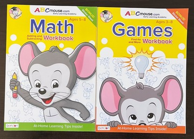 ABCMouse.com Early Learning Games Find-Its & More Activity Workbook Ages 3-8