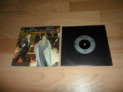 FREDDIE MERCURY & MONTSERRAT CABALLE  - BARCELONA(RARE GATEFOLD VINYL 7'' SINGLE)