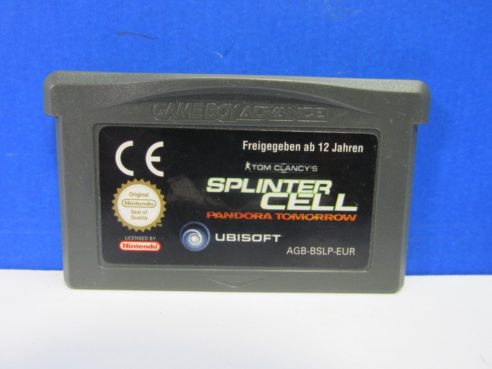 GBA NINTENDO GAMEBOY ADVANCE SPLINTER CELL PANDORA TOMORROW VIDEO 