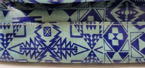 Pendleton Reißverschluss Hüftrucksack 17x13x5 blau geometrisches aztekisches Design Medium - Bild 3 von 4