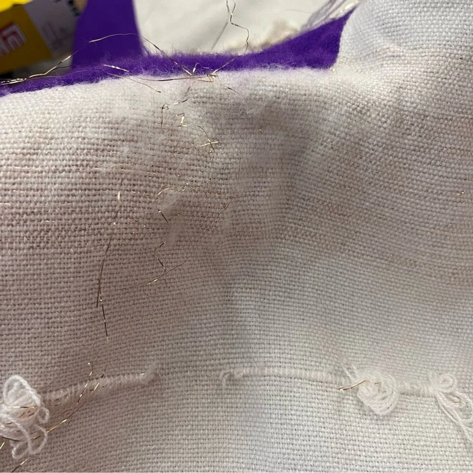 De Colección Años 80 Cristal Arte Chaqueta Tejido Bloques de Color Flecos Abrigo Boho Distintivo Pieza XL Foto 4 de 4