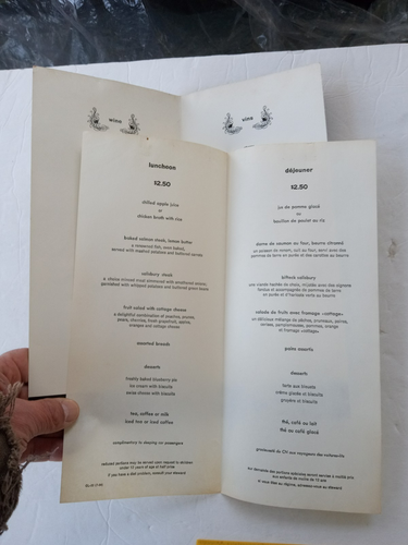 S.S. Prince George July 1964 LUNCH Menu & WINE LIST Canadian National Steamships - Picture 5 of 24