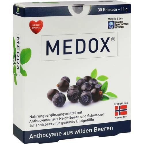 EVONIK OPERATIONS GMBH MEDOX Anthocyane aus wilden Beeren Kapseln 30 St PZN 12895019