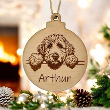 Dog Bauble Personalised 202 Breeds - pet loss bereavement memorial - Dog Gift