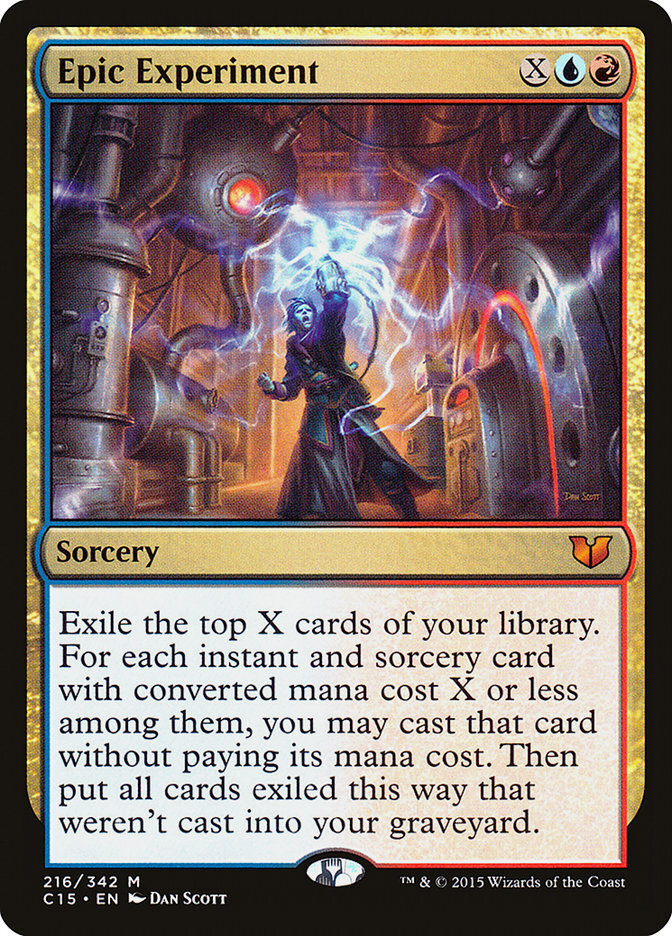 MTG Magic the Gathering Epic Experiment (216/392) Commander 2015 LP
