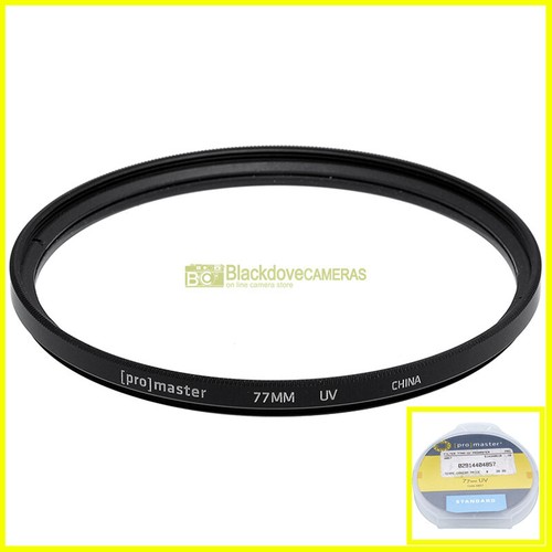 77mm UV Filter Promaster for screw lenses M77. Ultra-Violet