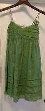 Studio M Green Linen Dress Sz.S