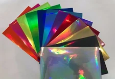 Oil Slick Holographic Sign Vinyl, Pick Color/Size,  Fantasy Rainbow Shimmer USA