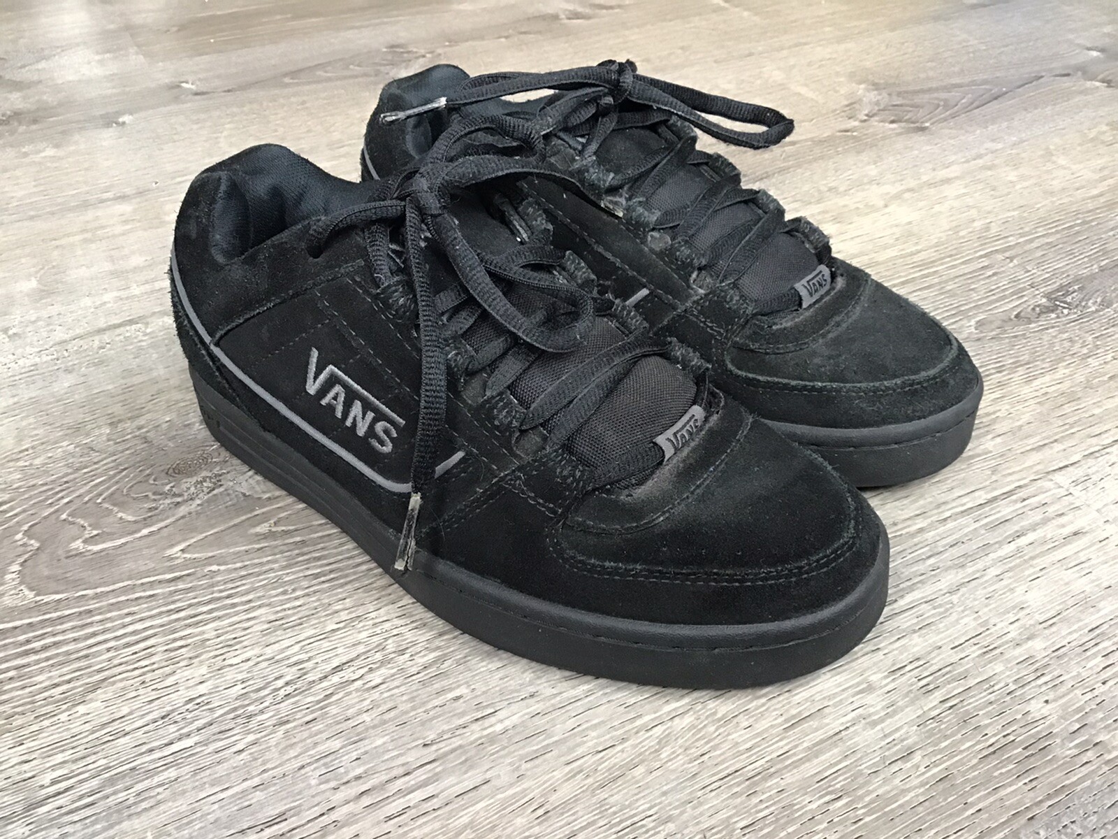 Vans Size 7.5 Mens Black OG Malone Skateboard 55734 Lace Up Sneakers 🛹  Skate | eBay