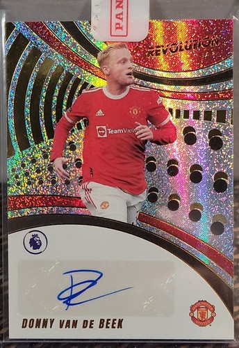 2021-22 Panini Revolution Soccer Donny Van De Beek Auto Autograph Manchester