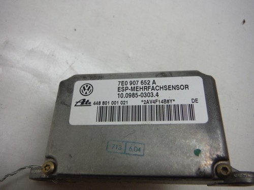 Porsche Cayenne S 2005 AWD A/T sensor de velocidad de guiñada fabricante de equipos originales 2003 2004 2006 - Imagen 2 de 11