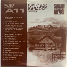 SAV-A14 CLASSIC COUNTRY KARAOKE DISC CD G 19 SONG CDG VERN GOSDIN GEORGE STRAIT