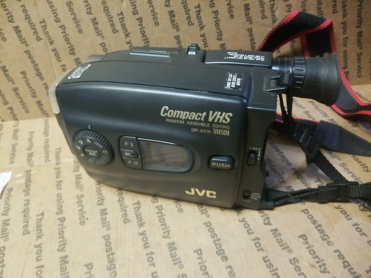 Vintage 1996 JVC GR-AX74U Compact VHS Camcorder UNTESTED Sold As