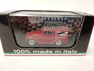 Brumm Fiat 500C Furgoncino MARMITTE ABARTH Torino 1956 1/43 R266