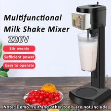 220V 1L Commercial MilkShake Machine Fully Automatic Electric Milk Tea Mixer