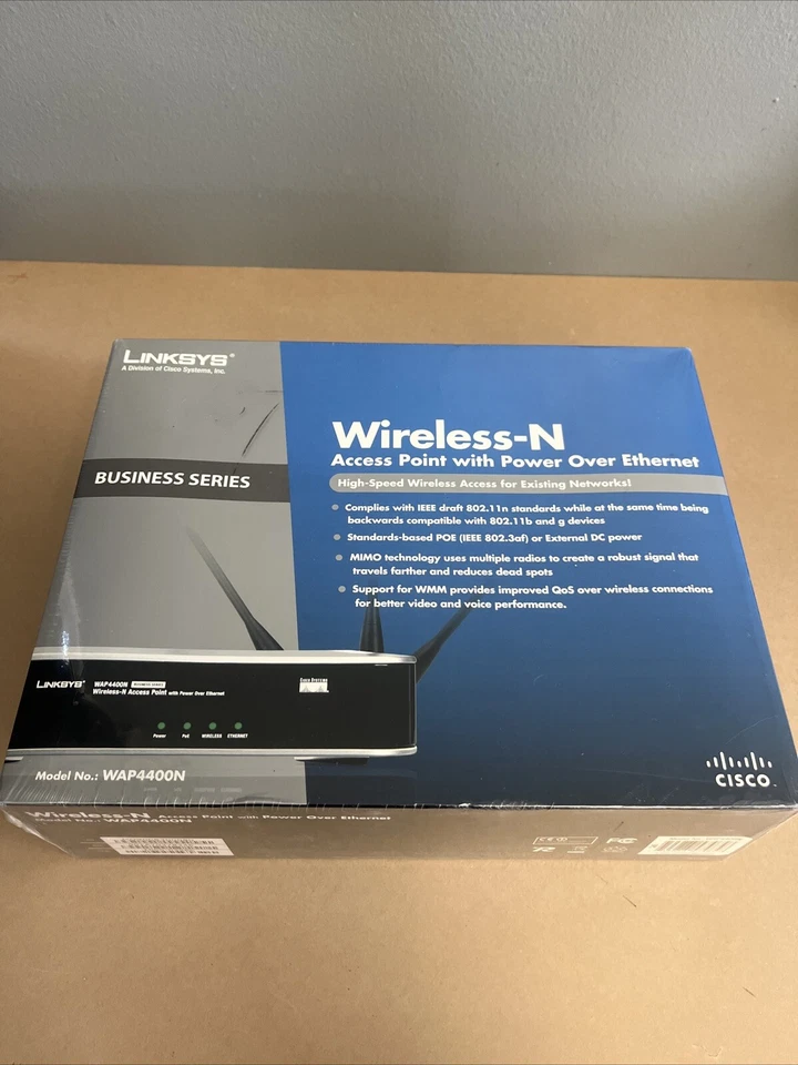 Linksys WRVS4400N Wireless-N Gigabit Security Router -New/Sealed - Image 2 of 4