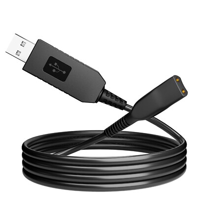 12V Shaver Charging Cable USB Razor Charger Cord Power Supply Cable for ...