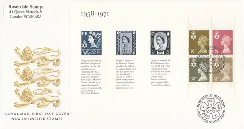 Northern Ireland £1.15 FULL Booklet Pane FDC Belfast 1994 CLEARANCE (138547)