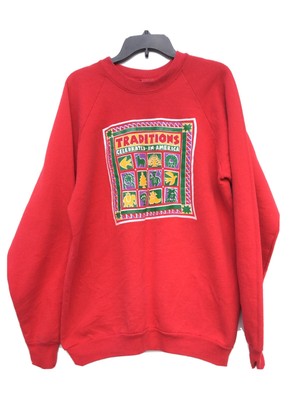 fruit of the loom red sweatshirt