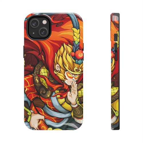 Monkey King Cartoon Tough Phone Case, Extra Layer Protection, iPhone Samsung - Picture 14 of 36