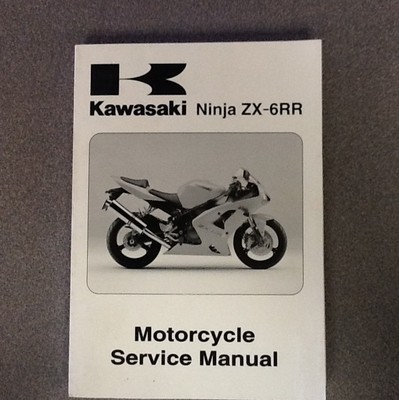 Kawasaki Service Manual Ninja ZX-6RR 2004 99924-1333-01 | eBay