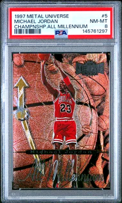 Michael Jordan 1997 Metal Universe Championship ALL MILLENNIUM #5