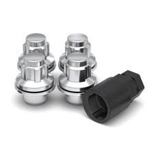 White Knight M12x1.25 Wheel Locks For Select Nissan And Infiniti. Chrome Med ...